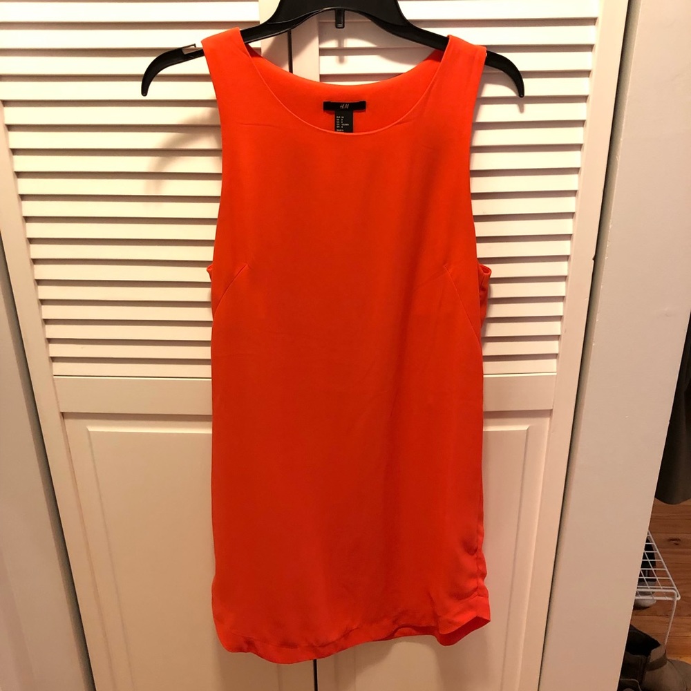 Orange H&M Shift Dress (8)